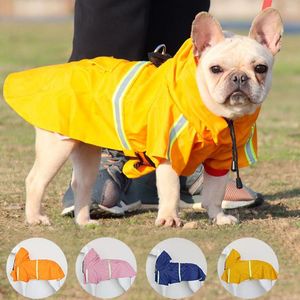 Vêtements pour chiens Animaux imperméables réfléchissants petits moyens grands chiens manteau de pluie veste imperméable mode extérieur respirant vêtements pour chiots