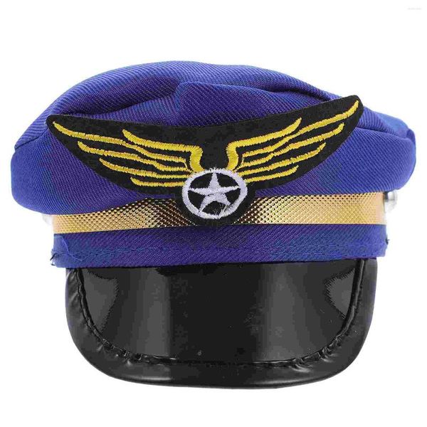 Appareils pour chien Pilot chapeau costume accessoire CAP CAT pour les enfants Fête d'anniversaire Airplane Fancy Dishy Supplies