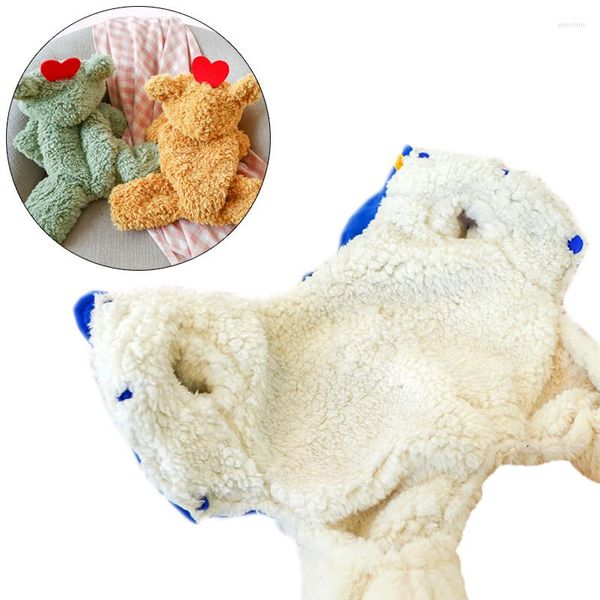 Vêtements de chien en peluche épaissir combinaison pour animaux de compagnie salopette pour petits chiens hiver chaud chiot chat vêtements Shih Tzu Yorkshire pyjamas mascottes costume