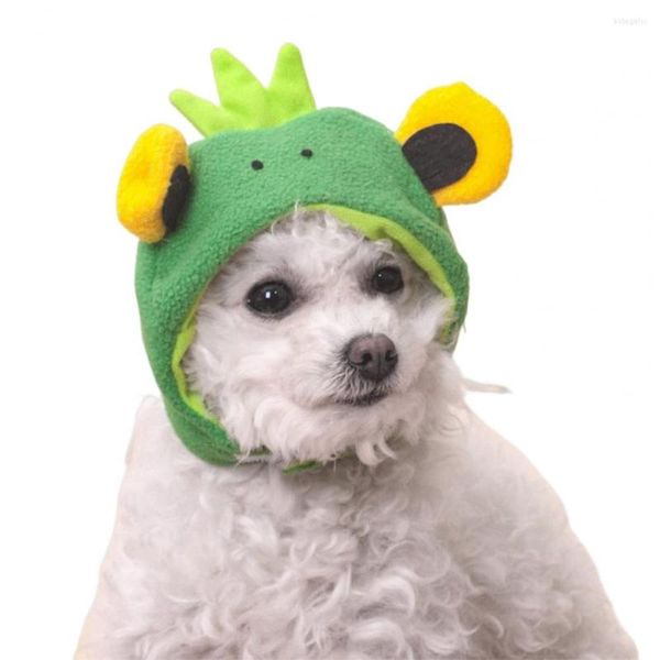 Chien Vêtements Po Props Cadeau Kawaii Grands Yeux Grenouille Chapeau Pet Costume Cosplay Accessoires