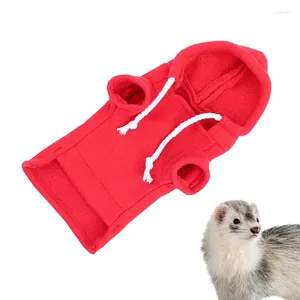 Vêtements pour chiens Polaire Polaire Furet Vêtements Petits Sweats à capuche 1PCS Sweat à capuche doux et confortable Sweats à capuche multifonctionnels