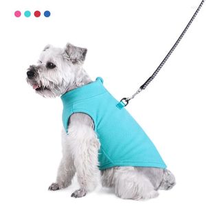 Vêtements pour chiens polaire vêtements pour animaux de compagnie hiver chaud gilet veste à glissière manteau pour petits chiens moyens chats carlin Chihuahua Ropa Para Perros