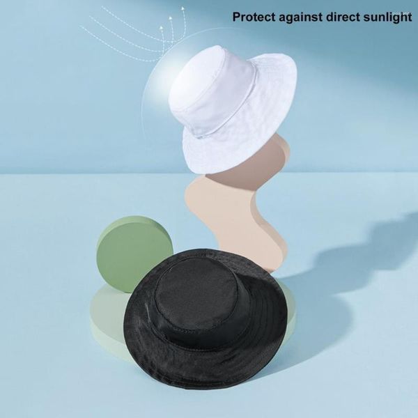 Ropa para perros Poliéster Llamativo Resistente a los rayos UV Pet Cat Bucket Sombrero Lavable Accesorios de color sólido