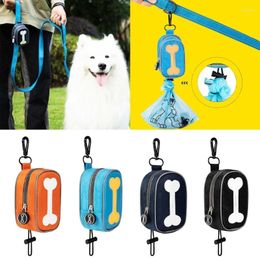 Distributeur de sacs à excréments pour vêtements de chien, support Durable à motif d'os, poubelle étanche pour l'entraînement à la marche Y5GB