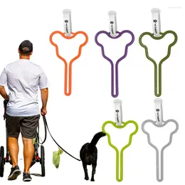 Support de sac de merde de vêtements pour chiens 5pcs Puppy Waste Carrier pour laisse Dispeller marche accessoire de vélo de course