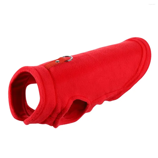 Ropa para perros POPETPOP Espesar Chaleco para mascotas Ropa Abrigo acolchado cálido de invierno para perros pequeños y grandes Tamaño S (rojo)