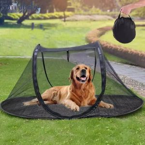 Appareils pour chiens portables Perte Tente de compagnie pratiques Confortable Clôture de sac de transport Durable Durable Facile à Playhouse Camping