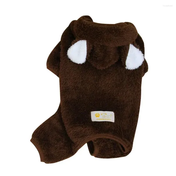 Vêtements pour chiens Jolie barboteuse pour animaux de compagnie Style à la mode Quatre leggings Costume Manteau universel doux pour Teddy