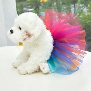 Hondenkleding Princess Dress Tutu voor kleine middelgrote puppy teddy schnauzer huisdier benodigdheden rokken kleren