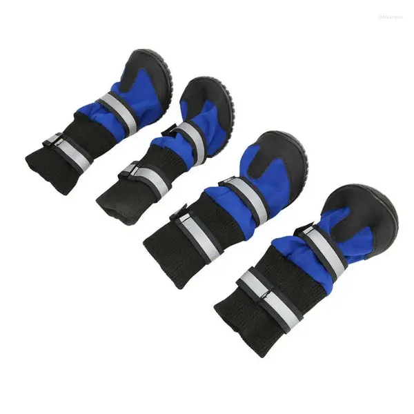 Appareils pour chiens Protecteur High Top Resistance Resistance étanche Boots chauds réfléchissants respirants pour l'extérieur