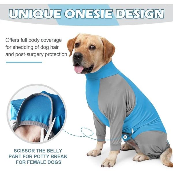 Appareils pour chien Pylaphas Pyjamas Home Wear Recovery Costume Pet Veste Veste Veste Cyzy Cossie Jumpsuit Chiens marchant Randonnée