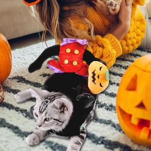 Appareils à chien Pumpkin Pet Costume Coiffes Coies avec Diamond Coloful Douching Band Cat Halloween