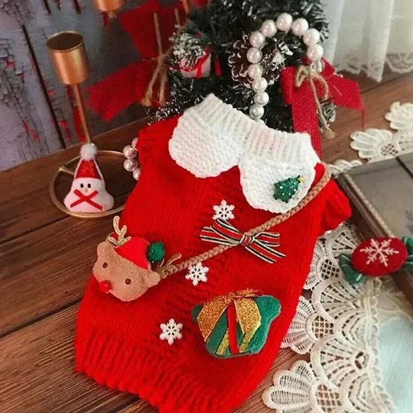 Vêtements pour chiens PUPCA Noël Pull pour animaux de compagnie Hiver Vêtements chauds Petit pull mignon Desinger Vêtements Tricots Chiot Chemise Teddy