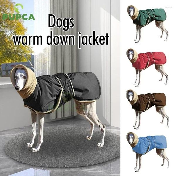 Ropa para perros PUPCA Ropa Dachshund Abrigo Bloque de color Etiqueta mágica Cálido Venta al por mayor Chaqueta de invierno impermeable Ropa para mascotas