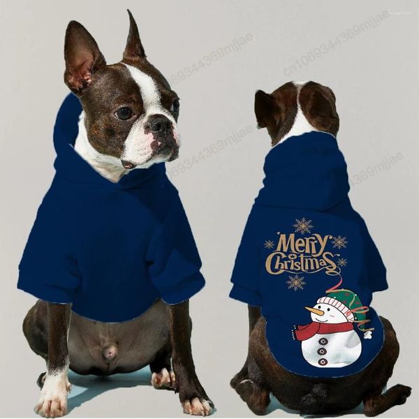 Vêtements pour chiens Chiot Noël Vêtements pour animaux de compagnie pour petits chiens Pull à capuche Vêtements pour chiens 2024 Grand Costume Pug Vêtements d'hiver