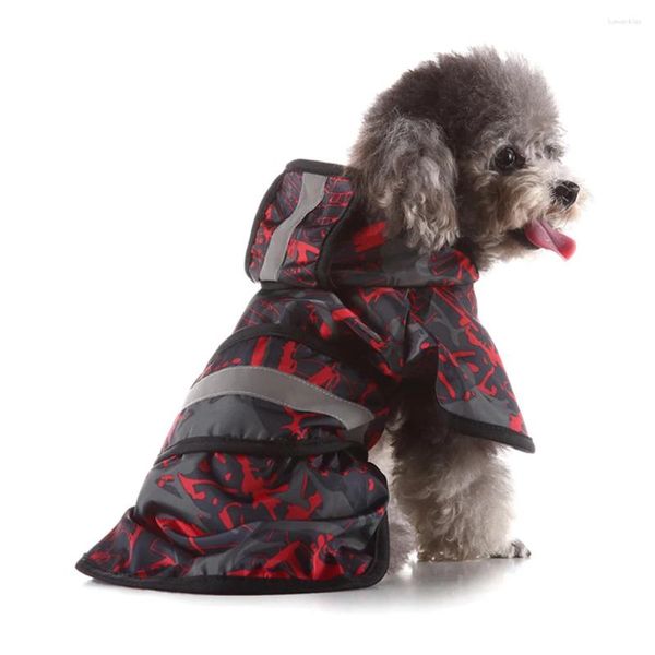 Ropa para perros ropa de cachorro monumento para mascota abrigo de lluvia de golden retriever reflectante impermeable ropa de lluvia