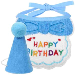 Appareils chien chiot chaton chapeau chat bandana anniversaire ornement bibs décorations pour animaux de compagnie fournitures