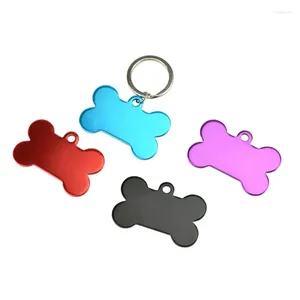 Appareils pour chiens chiot mental Tag Pet Metal vierge de carte d'identité militaire Tags en aluminium Armée sans chaîne LX9108