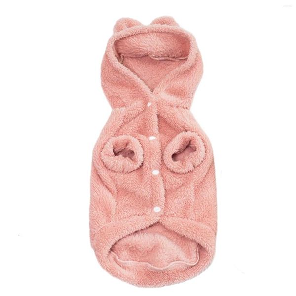 Vêtements de chien chiot tenues hiver sweat à capuche conception d'oreille vêtements à capuche pour petite fille moyenne garçon