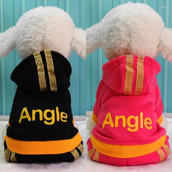 Vêtements pour chien chiot animal de compagnie automne et vêtements d'hiver ange en penddy poméranien petit chiens moyens veste costume à quatre pattes costume