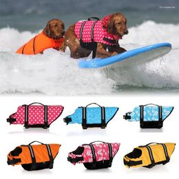 Vêtements de chien Chiot Sauvetage Robe de natation Vêtements pour chiens Été en plein air Jouet flottant Gilet de sauvetage 2024 Veste de mode Pet Roupa