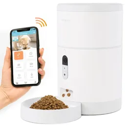 Hondenkleding Pureechew automatische huisdiervoeder met HD Camera Smart Food Dispenser voor Cats and Dogs Portion Control