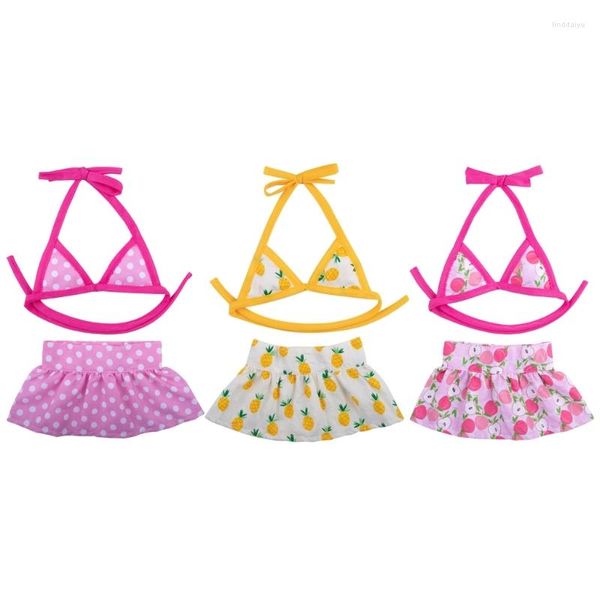 Chien Vêtements Q1JB Petits Chiens D'été Beachwear Vêtements Chat Floral Maillots De Bain Costume De Fête Pet Outfit