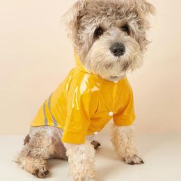 Habitant de vêtements pour chiens manteau pu pour réflexion à cagas de chiot à capuche arcolotie en peluche en peluche