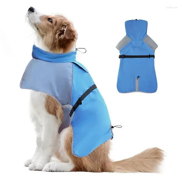Veste de vêtements de chien pour chiens Automne Hiver imperméable Répartition arc de coton chaud Réflexion Coton de grande taille de grande taille