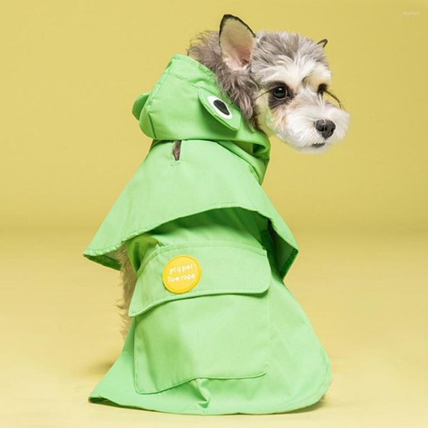 Ropa para perros Chaqueta de lluvia Impermeable duradero Tela de protección completa Capa impermeable para exteriores