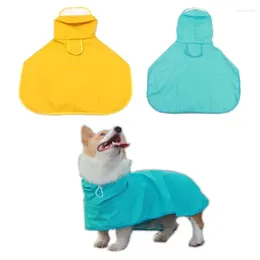 Appareil de chien Répartir la pluie extérieure Hoody Vestes imperméables Matter Pet Rain pour chiot chiens Vêtements en gros M-9xl