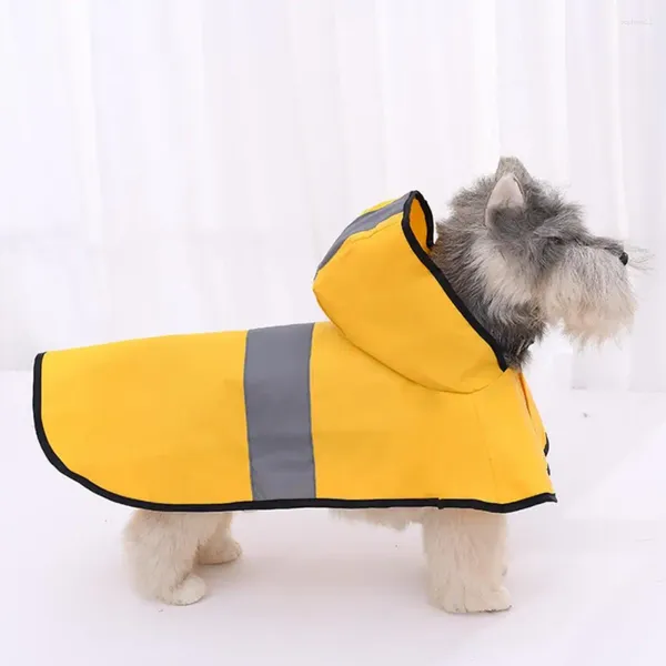 Vêtements de chien imperméable doux pour animaux de compagnie vêtements de pluie respirants vêtements de pluie durables fourniture de vêtements d'extérieur