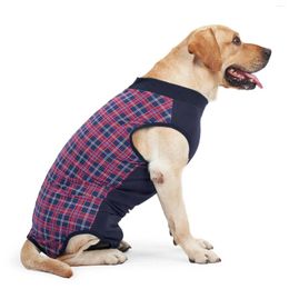 Costume de récupération de vêtements pour chiens, empêchez-vous de lécher une alternative au collier électronique après l'usure, protégez les blessures abdominales pour animaux de compagnie