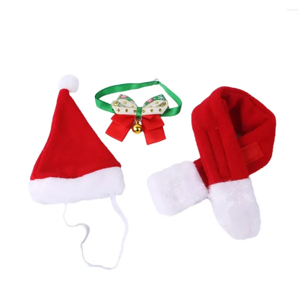 Appareils pour chiens Chambre de costume de Noël rouge pour accessoires pour animaux de compagnie et Cosplay Builles réglables