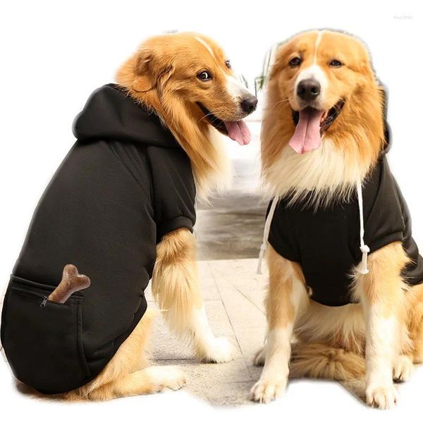 Ropa para perros con capa de bolsillo de bolsillo rojo sudadera haid para perros pequeños y medianos en otoño invierno ropa de ropa de cachorro