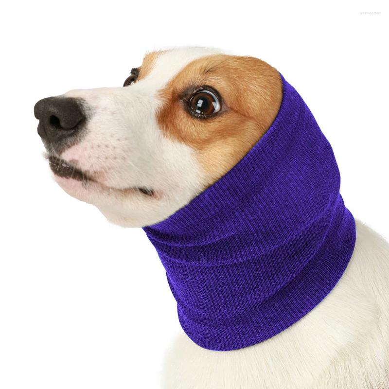 Dog Apparel Reducing Noise For Neck Ears Warmer Bathing Grooming Head Sleeve High Elasticity Comfort Reusable Snood Calming Pet Supplies