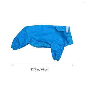 Vêtements de chien imperméable réfléchissant à quatre pattes pour petits chiens manteaux vêtements de pluie tout compris chiot imperméable à l'eau