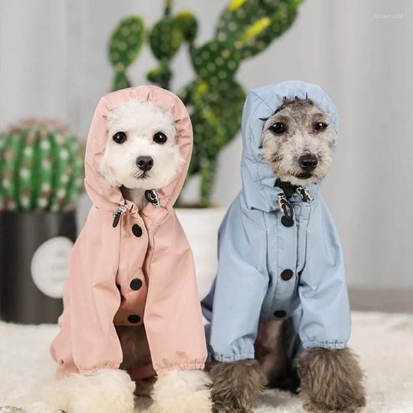 Veste de pluies extérieures réfléchissantes pour chiens pour chiens