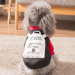 Vêtements de chien sécurité dos vêtements de chat de compagnie gilet d'été unisexe chiot chiens t-shirt vêtements à manches longues vêtements mignons pour petit chien