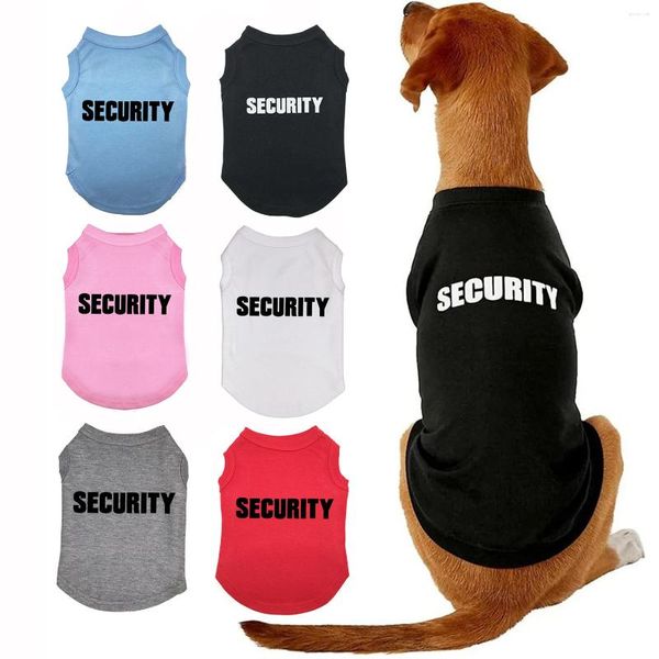 Camisa de seguridad para perros Camisa de seguridad Vest Camiseta de cachorro Camiseta Camiseta Catina de verano para perros medianos grandes y pequeños