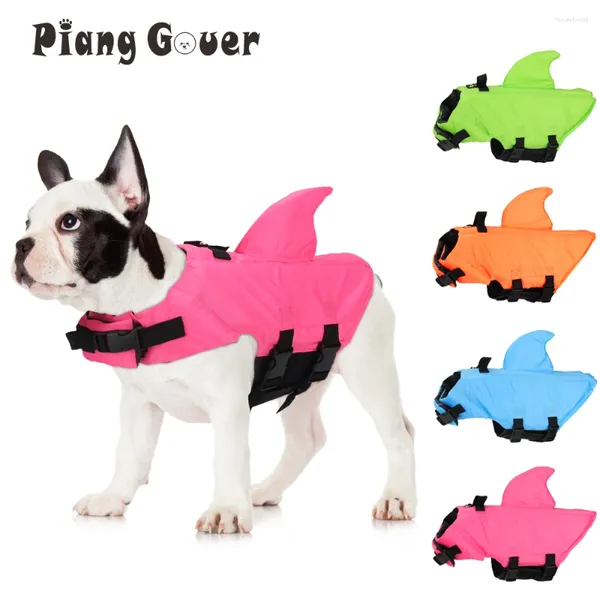 Vêtements de chien Shark Life Vest Maillots de bain Veste de chiot Costume de natation Vêtements pour animaux de compagnie pour petit moyen