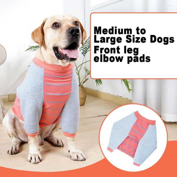 Vêtements pour chiens Chemise Pull Couverture complète du ventre Anti-perte de cheveux Crème solaire Coton rayé pour moyen grand