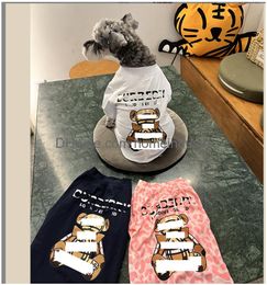 Hondenkleding shirts mooie beren ontwerper huisdierkleding zomer voor kleine honden chihuahua yorkies bldog drop levering huizen tuinbenodigdheden dhcem