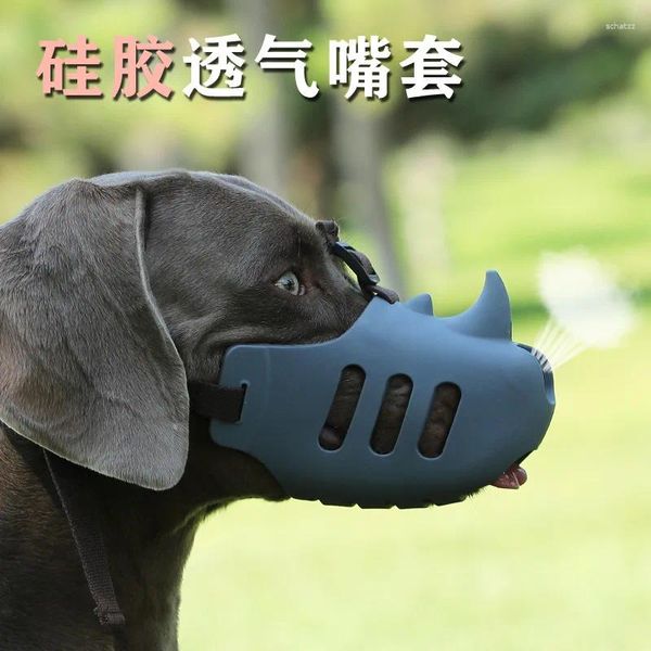 Masque de canard de bouche en silicone pour chien pour petit sport extérieur extérieur