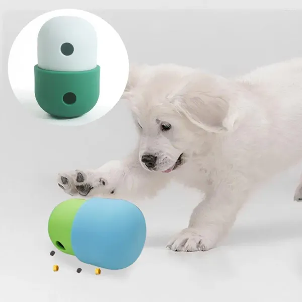 Vêtements pour chiens Jouets pour ingestion lente Bol pour animaux de compagnie Silicone Secouant fuite alimentaire Distributeur éducatif Conteneur Puzzle interactif