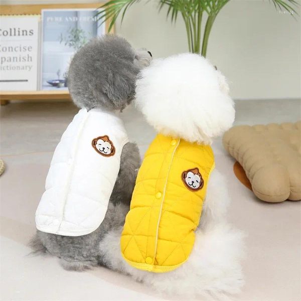 Vêtements pour chiens petits et moyens chats chiens d'automne singe hivernal coton à deux jambes