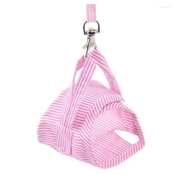 Ropa para perros arneses de animales pequeños con correa de algodón chaleco de algodón tracción duradera collar gato gato holandés ardilla hurada ferret chinchilla