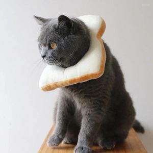 Hondenkleding Kleine Cat Collar Pet Headwear Cosplay Hoofdband Toast XS Cotton Costumes Hoofddeksels