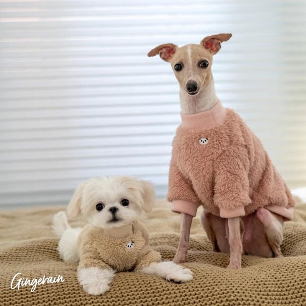 Vêtements pour chiens Petits vêtements Automne / Hiver Pull en polaire Cocker Spaniel Greyhound Accessoires de costumes pour chiots