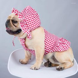 Vêtements pour chiens Petite robe Chapeau Chat Chiot Jupe Yorkshire Terrier Vêtements de Poméranie Shih Tzu Costume de chien maltais Vêtements pour animaux de compagnie Casquettes